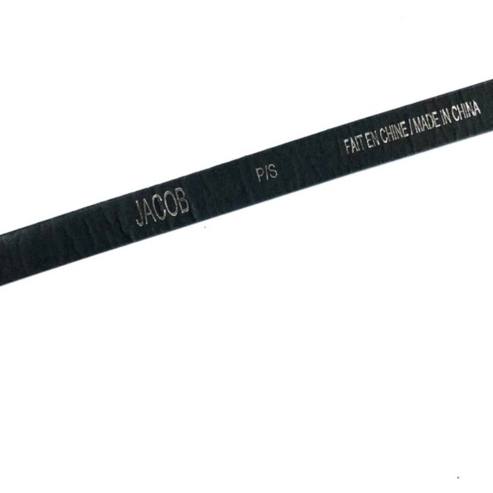 Jacob Thin Adjustable Belt in Navy Blue Waist or Hips